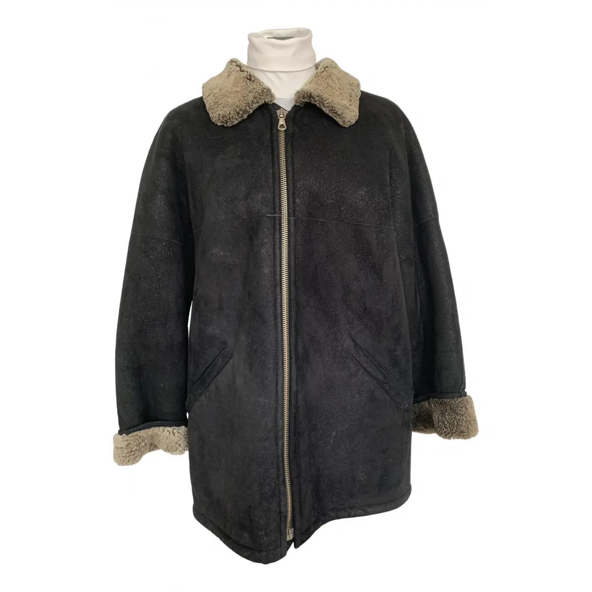 Leather coat Andrew Marc