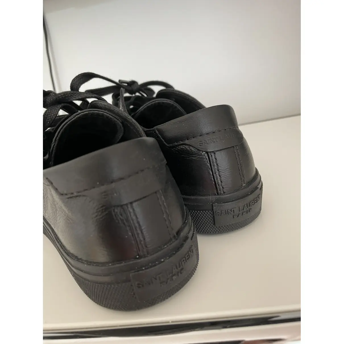 Andy leather trainers Saint Laurent