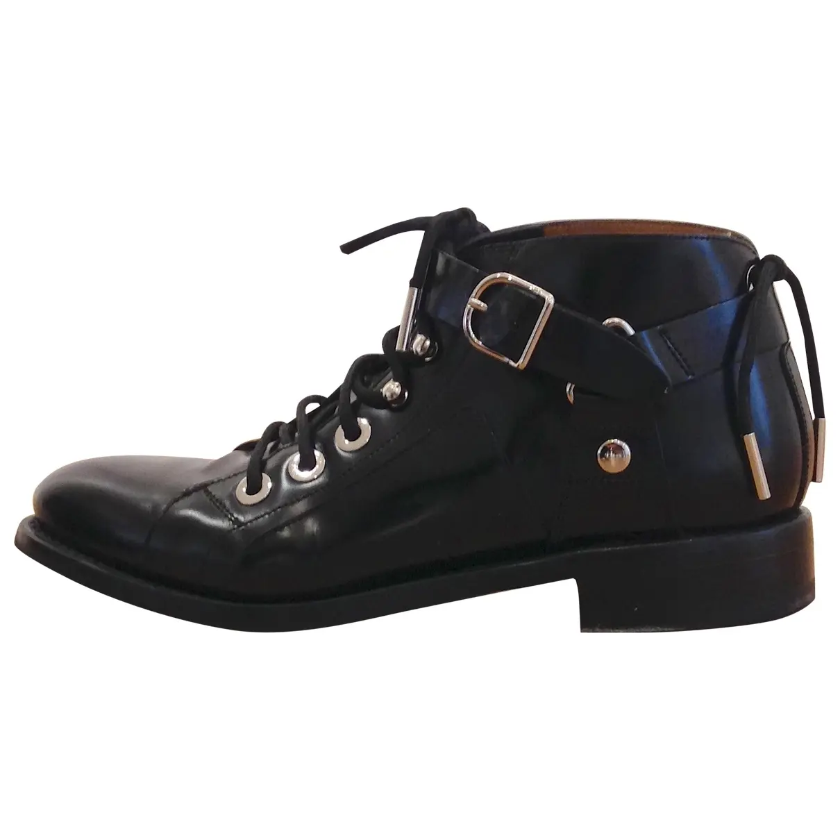 Black Leather Ankle boots Balenciaga