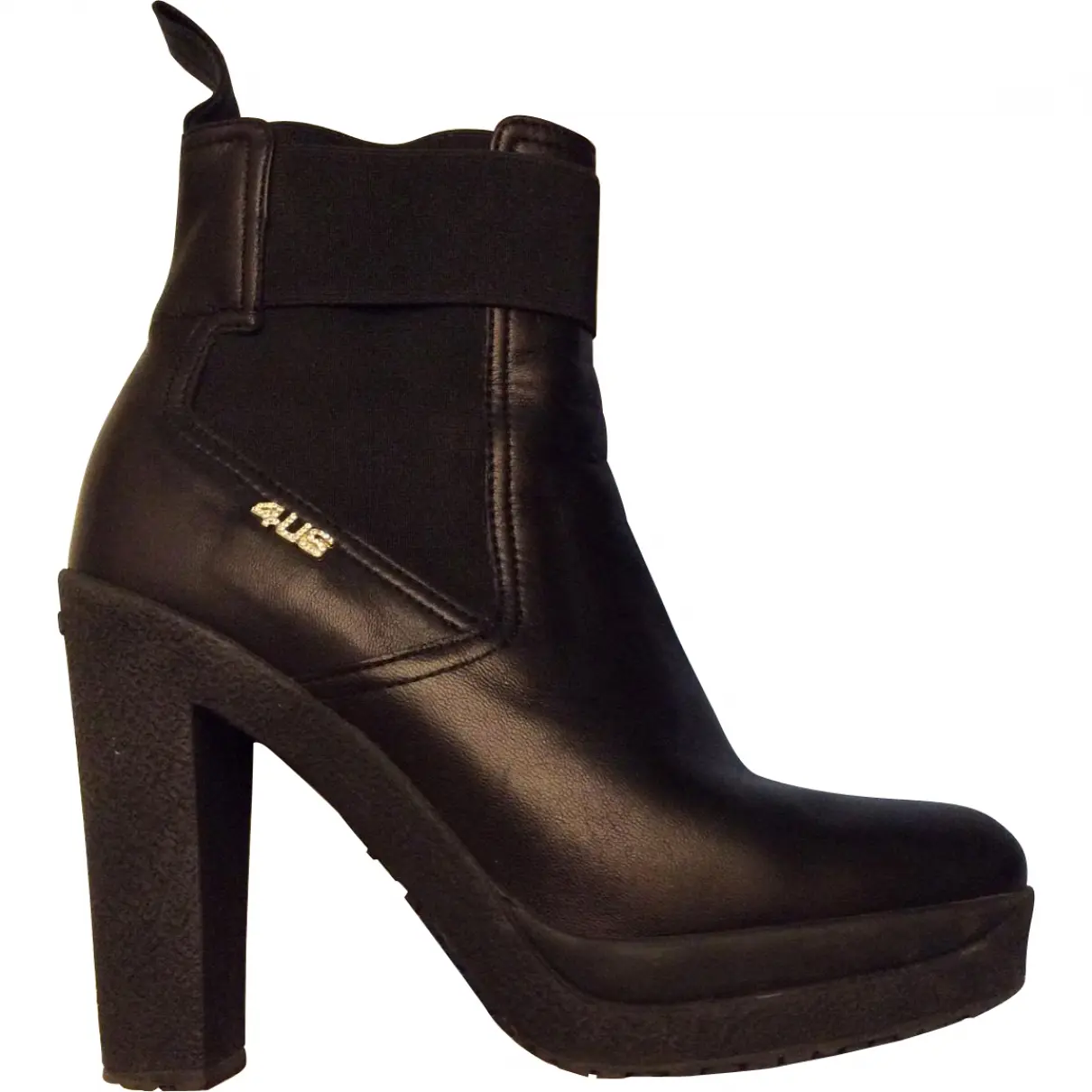 Black Leather Ankle boots Cesare Paciotti