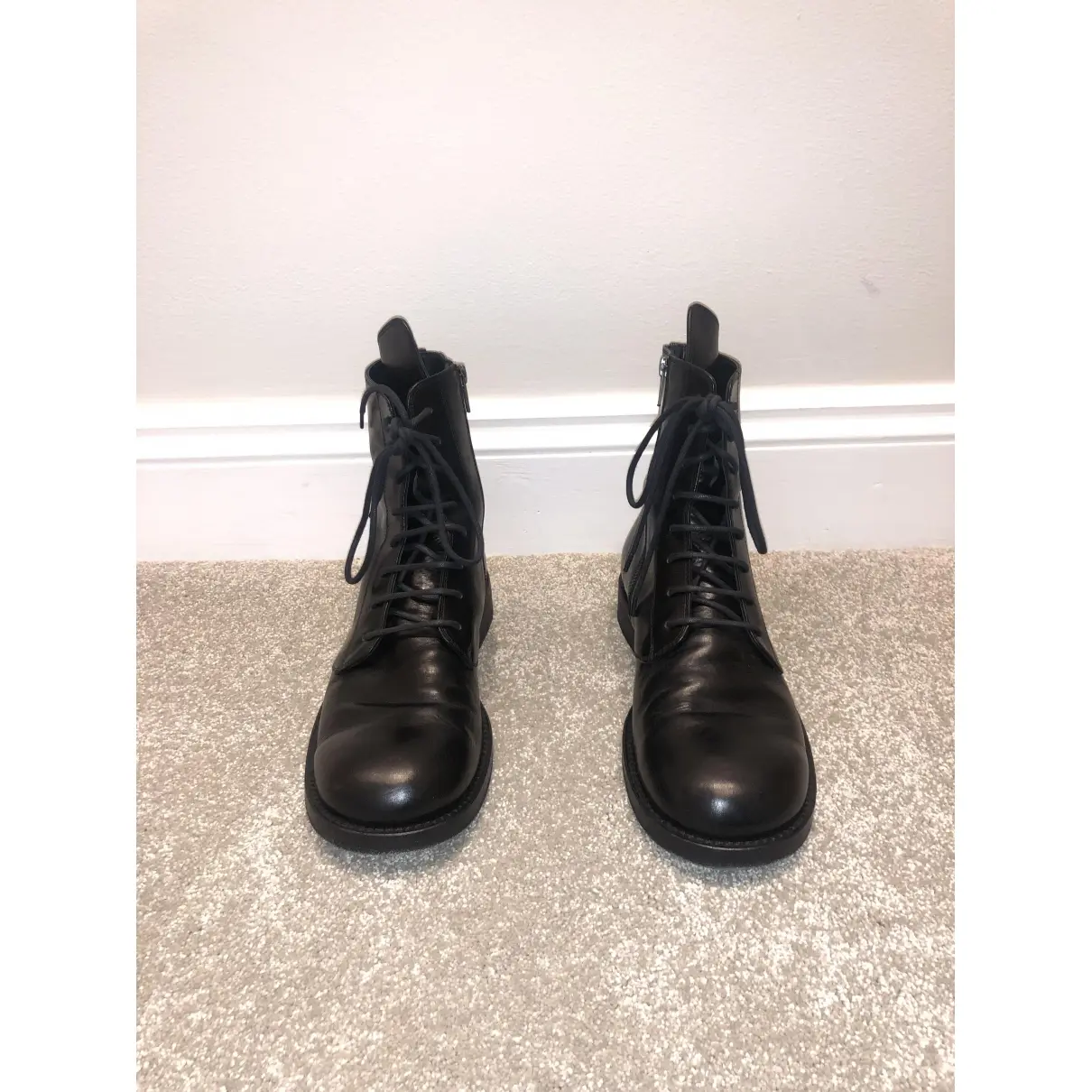 Ann Demeulemeester Leather boots for sale