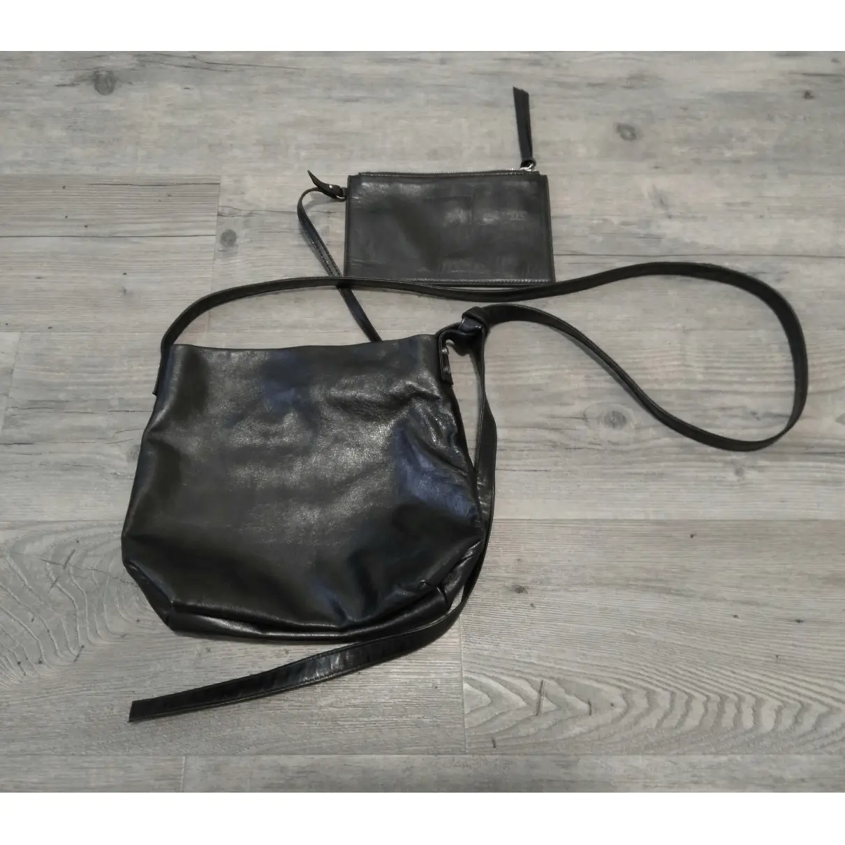 Buy Ann Demeulemeester Leather crossbody bag online