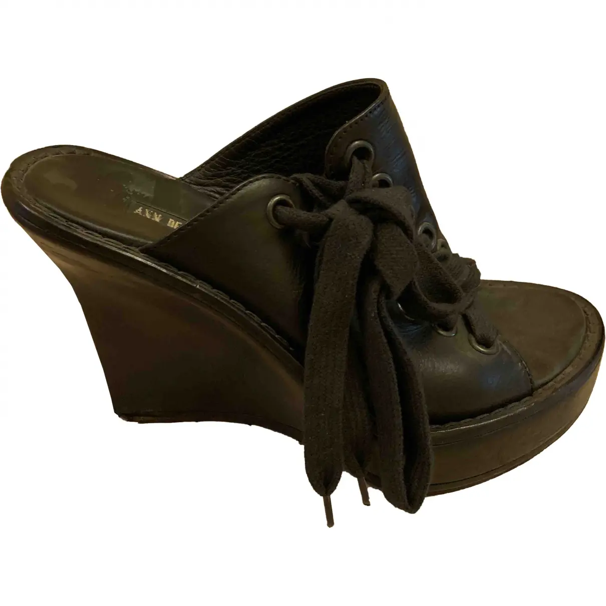 Leather heels Ann Demeulemeester