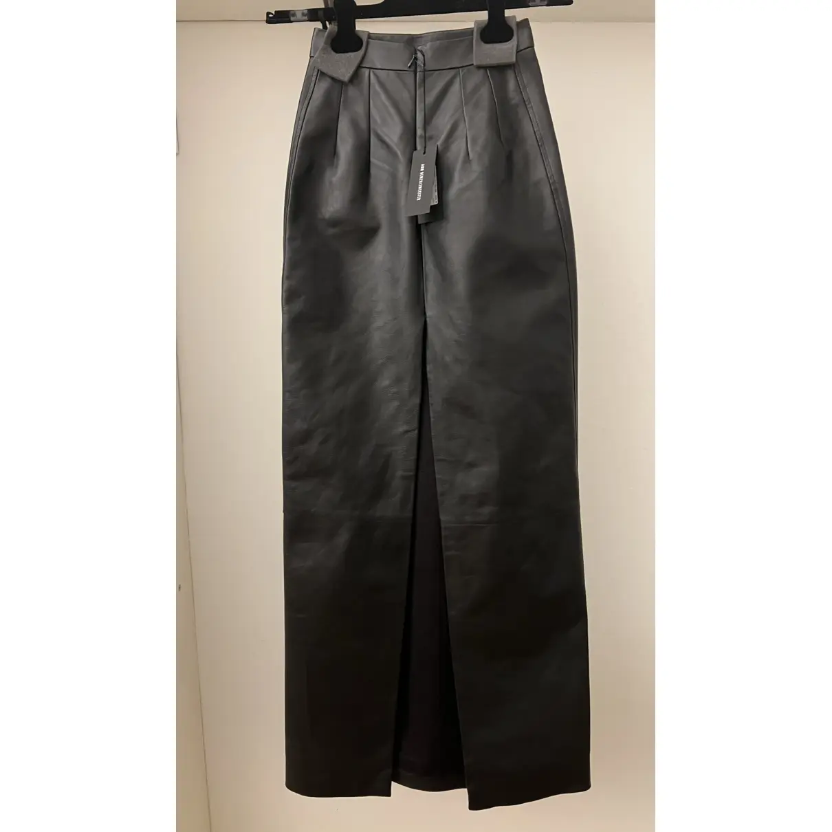 Buy Ann Demeulemeester Leather maxi skirt online