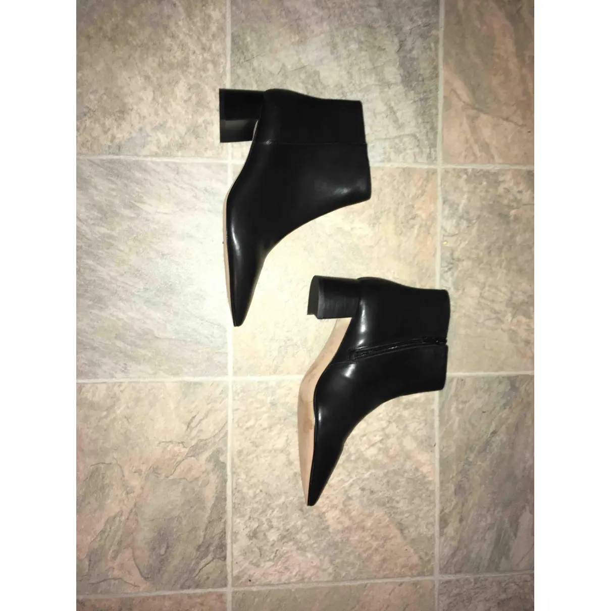 Leather ankle boots Ann Taylor