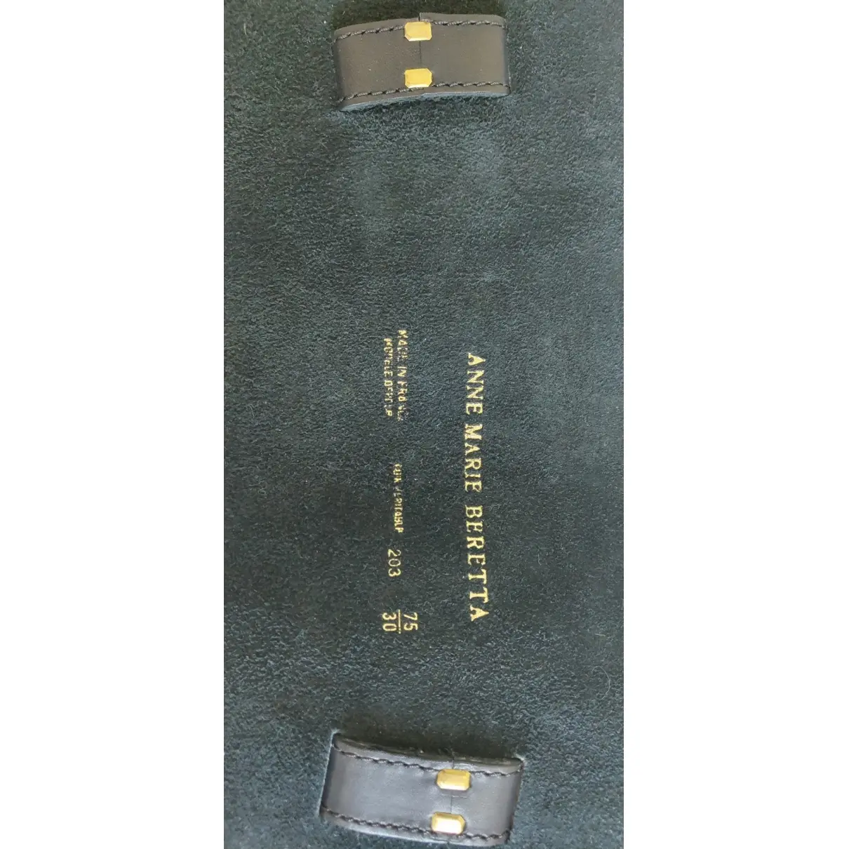 Leather belt Anne-Marie Beretta - Vintage
