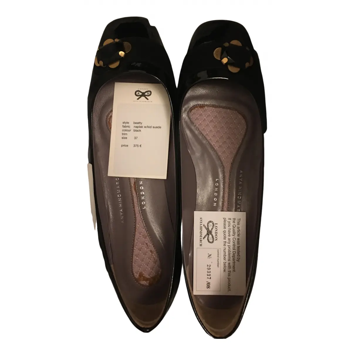Leather ballet flats Anya Hindmarch