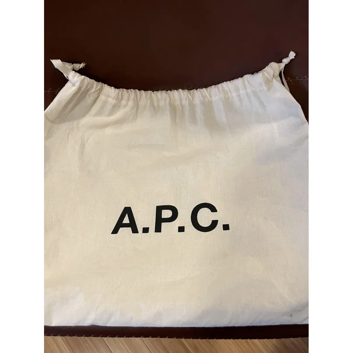 Leather handbag APC