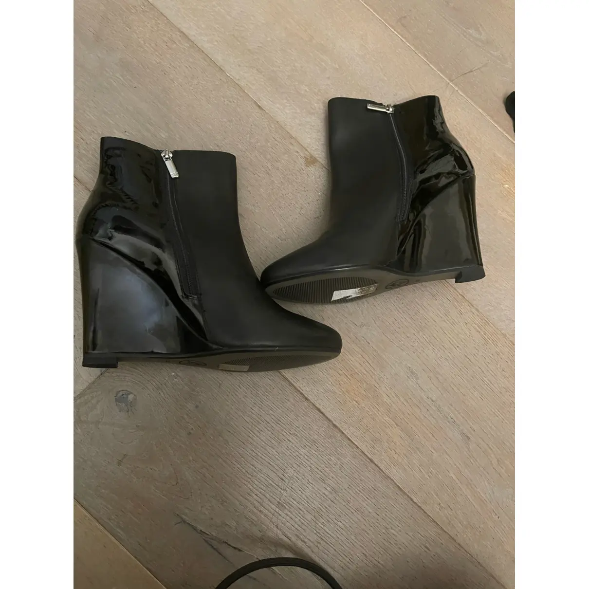 Buy Armani Jeans Leather ankle boots online