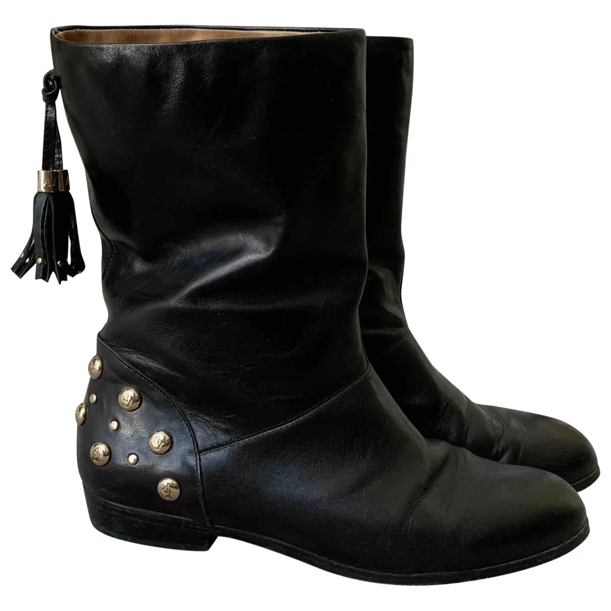 Leather boots Armani Jeans