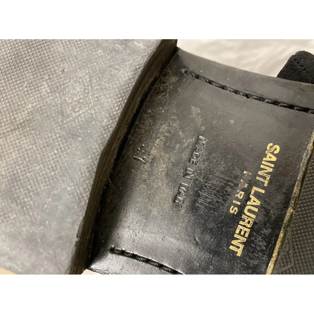 Buy Saint Laurent Army leather boots online