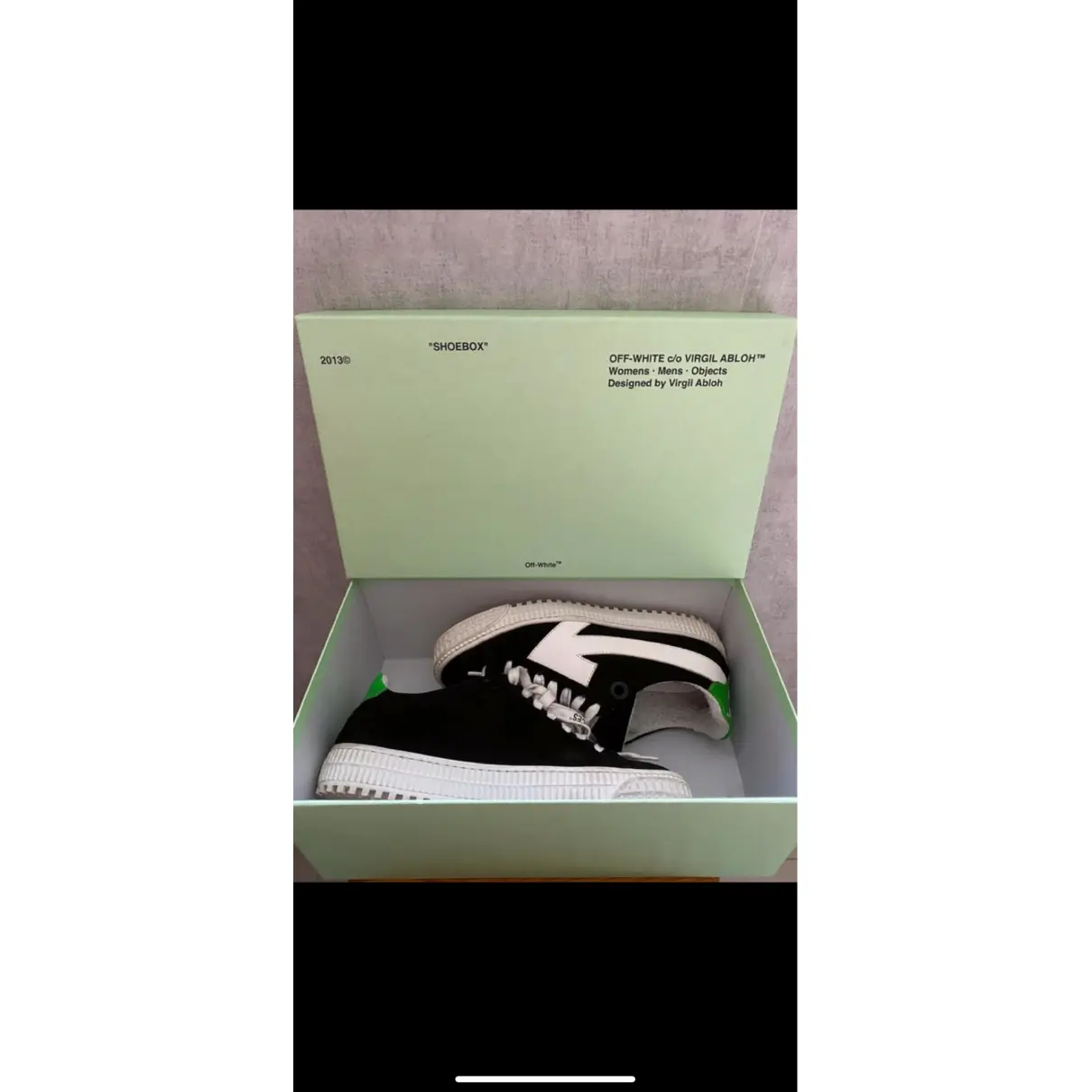 Arrow leather trainers Off-White