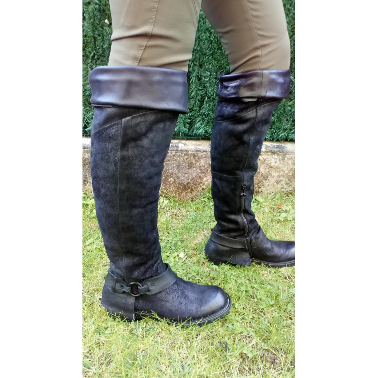 Leather riding boots A.S.98