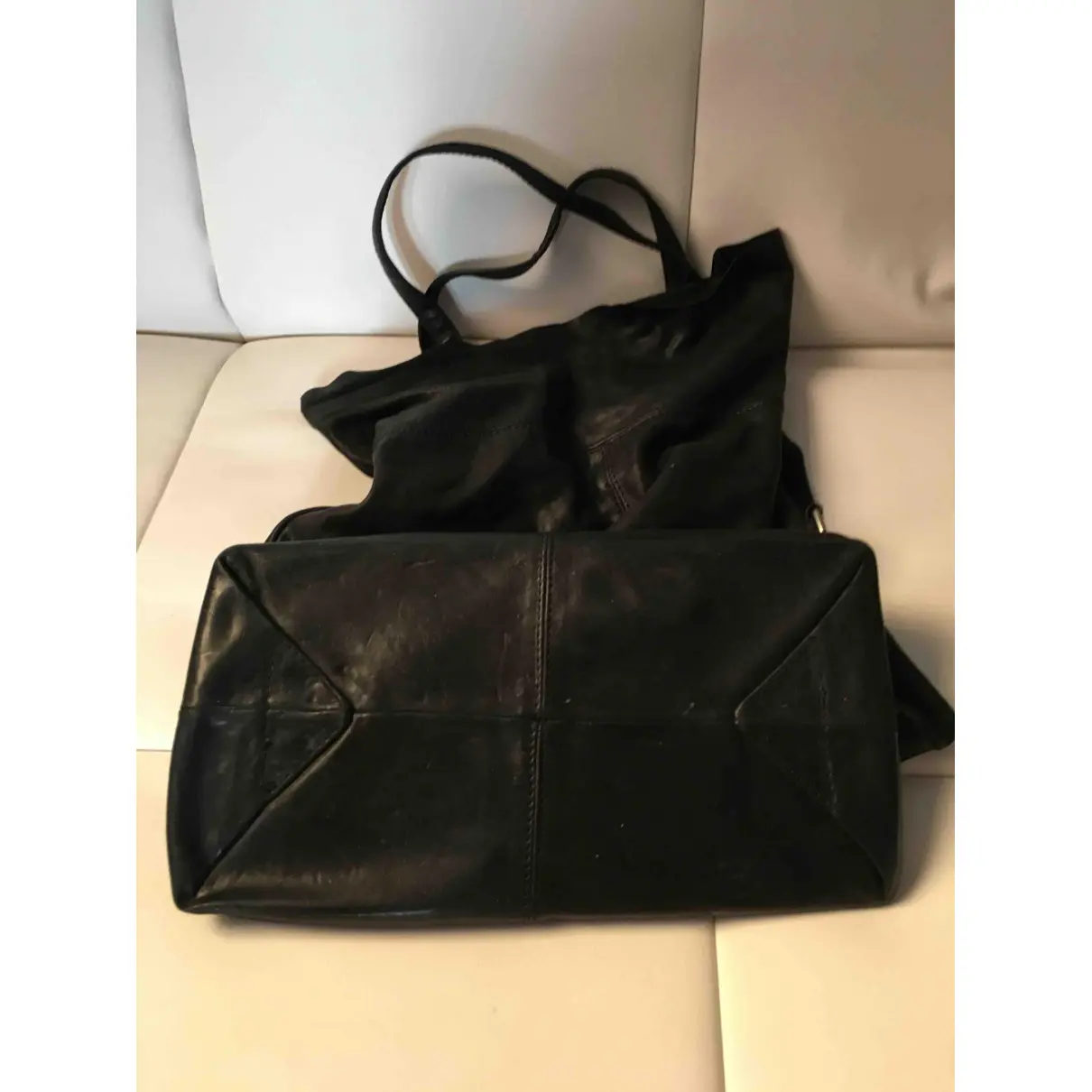 Leather handbag A.S.98