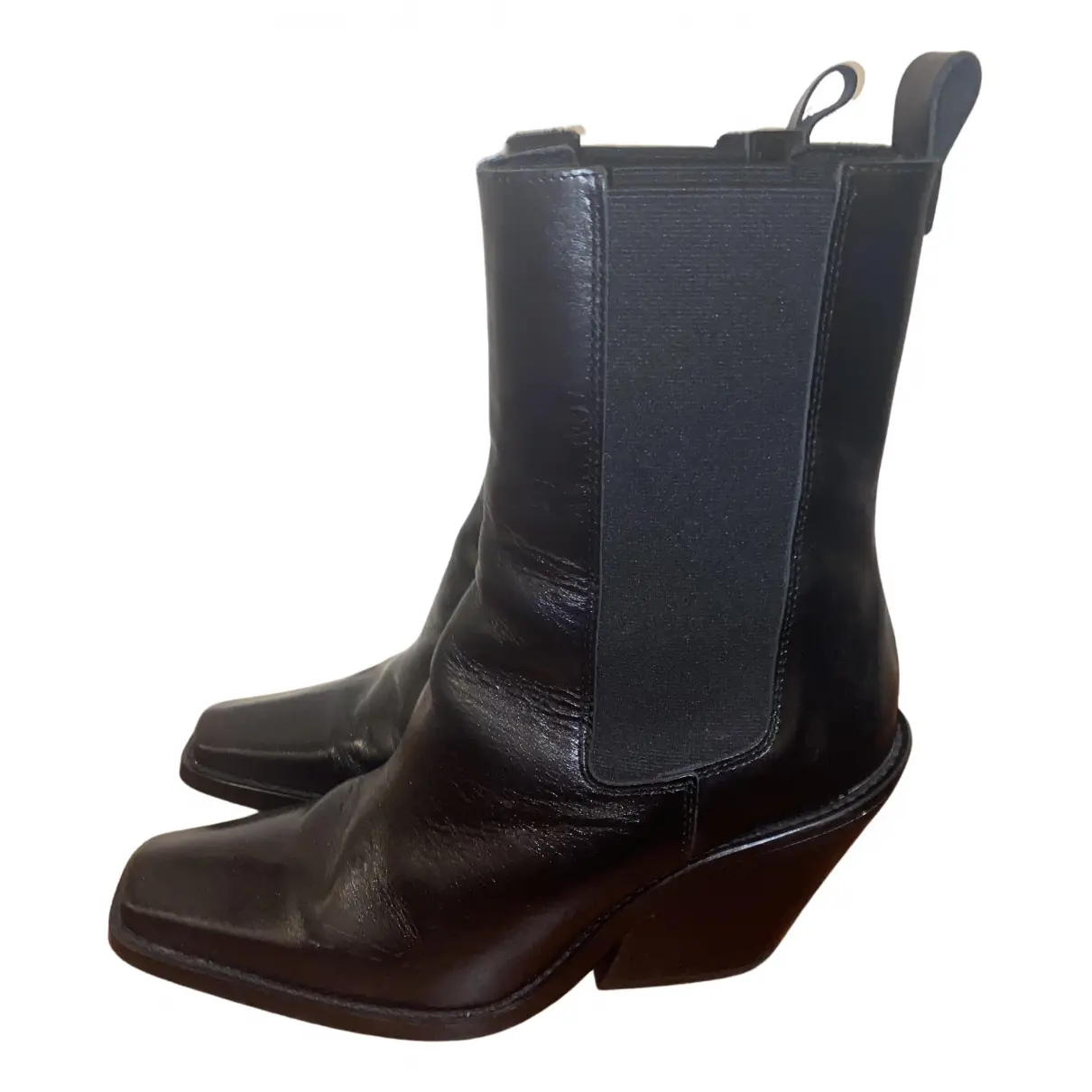 Leather cowboy boots Asos
