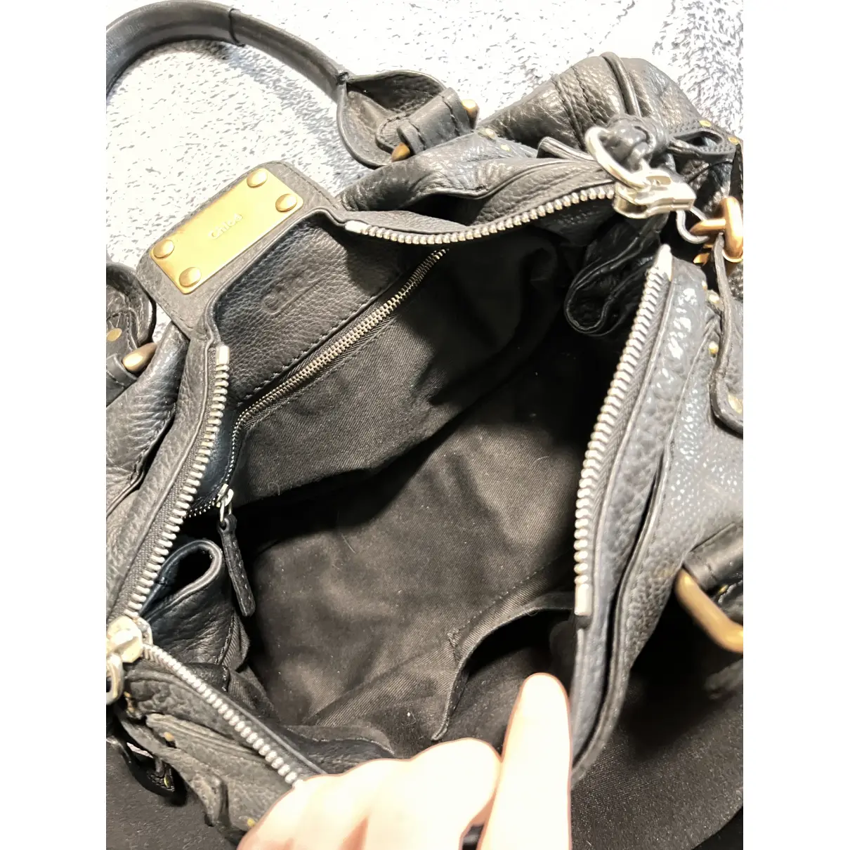 Buy Chloé Aurore leather handbag online
