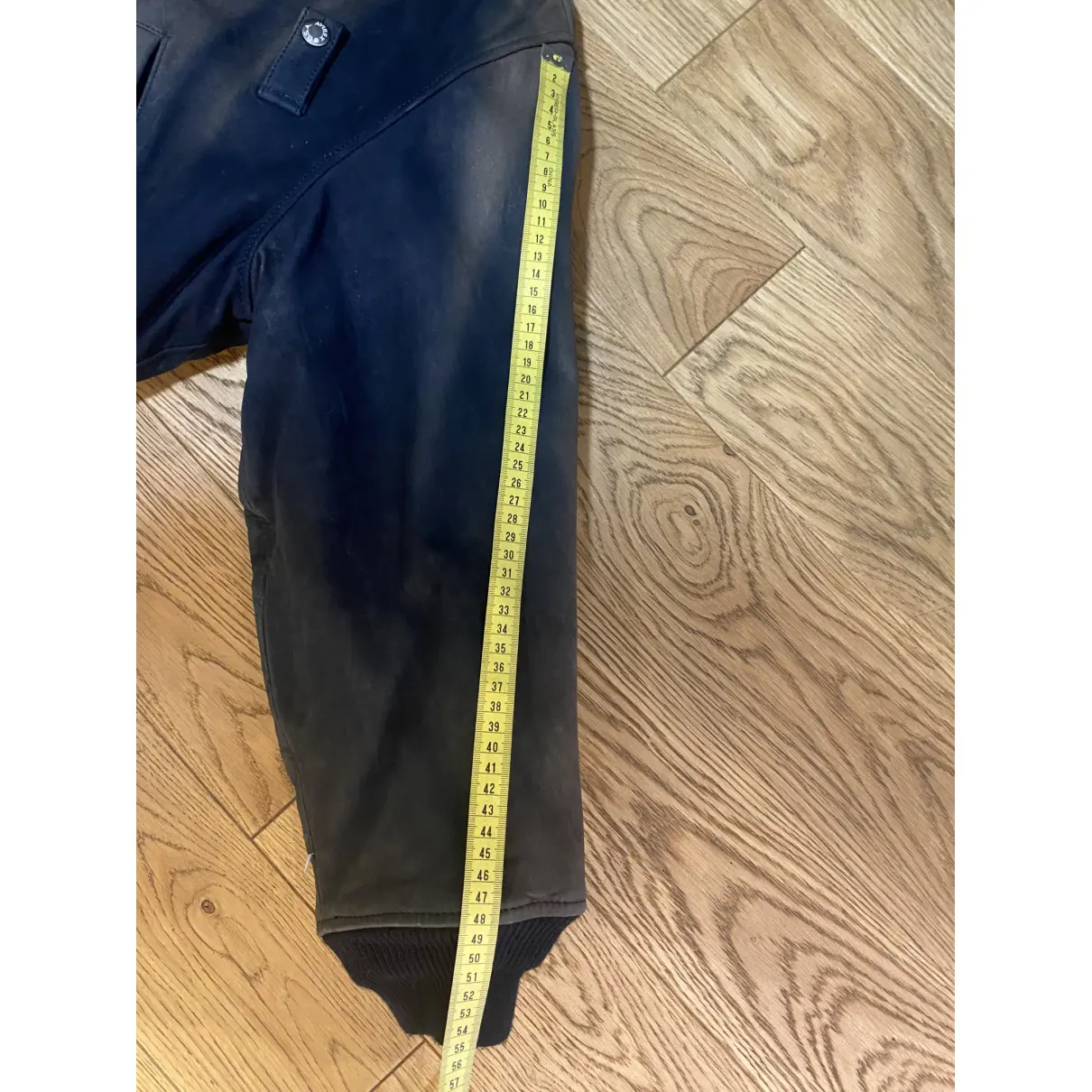 Leather biker jacket Avirex - Vintage