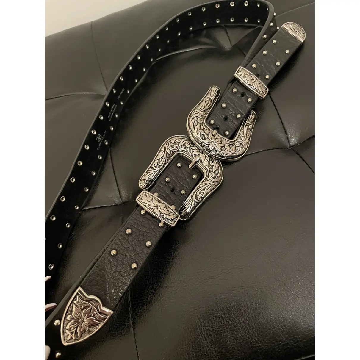 Leather belt B-Low The Belt