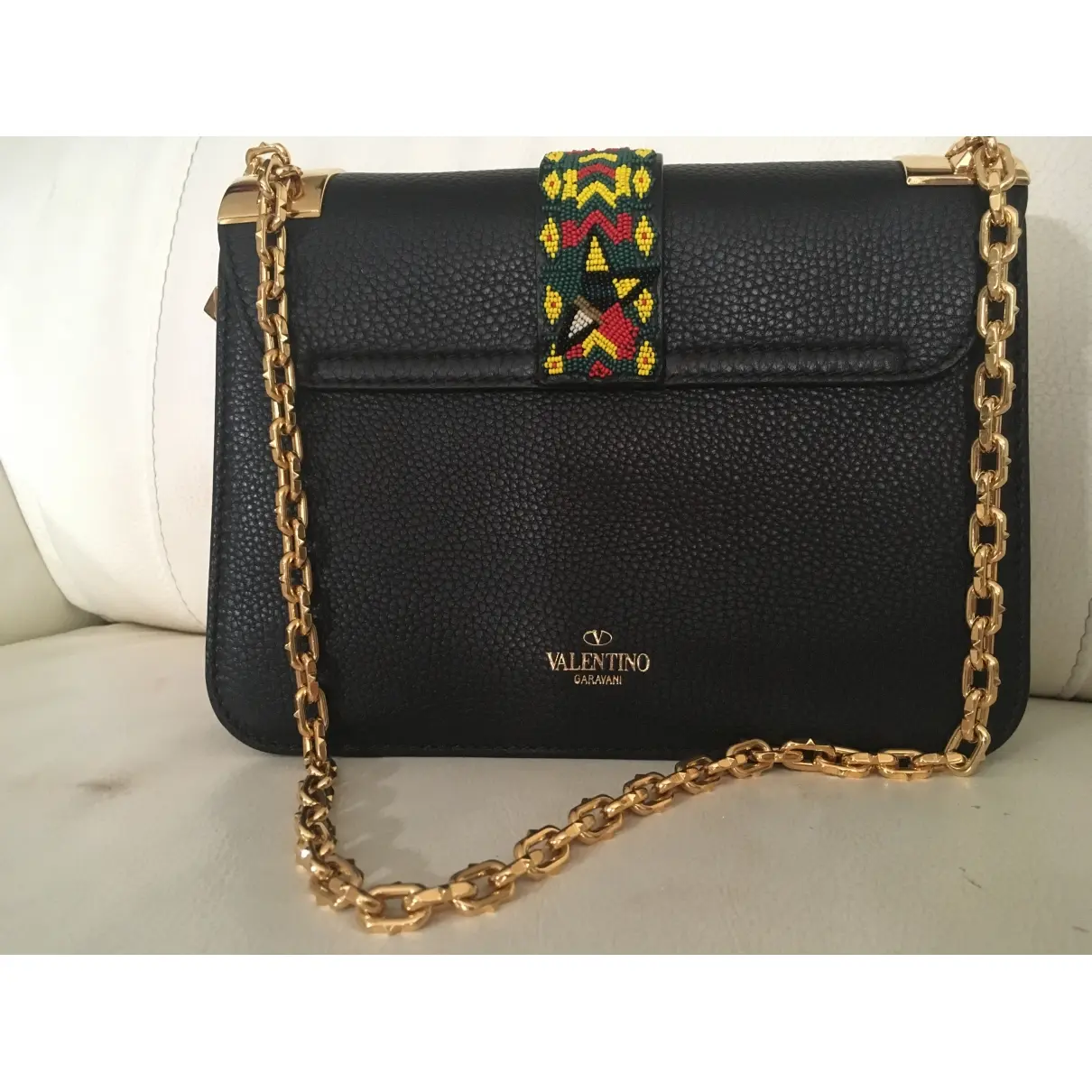 Valentino Garavani B-rockstud leather handbag for sale