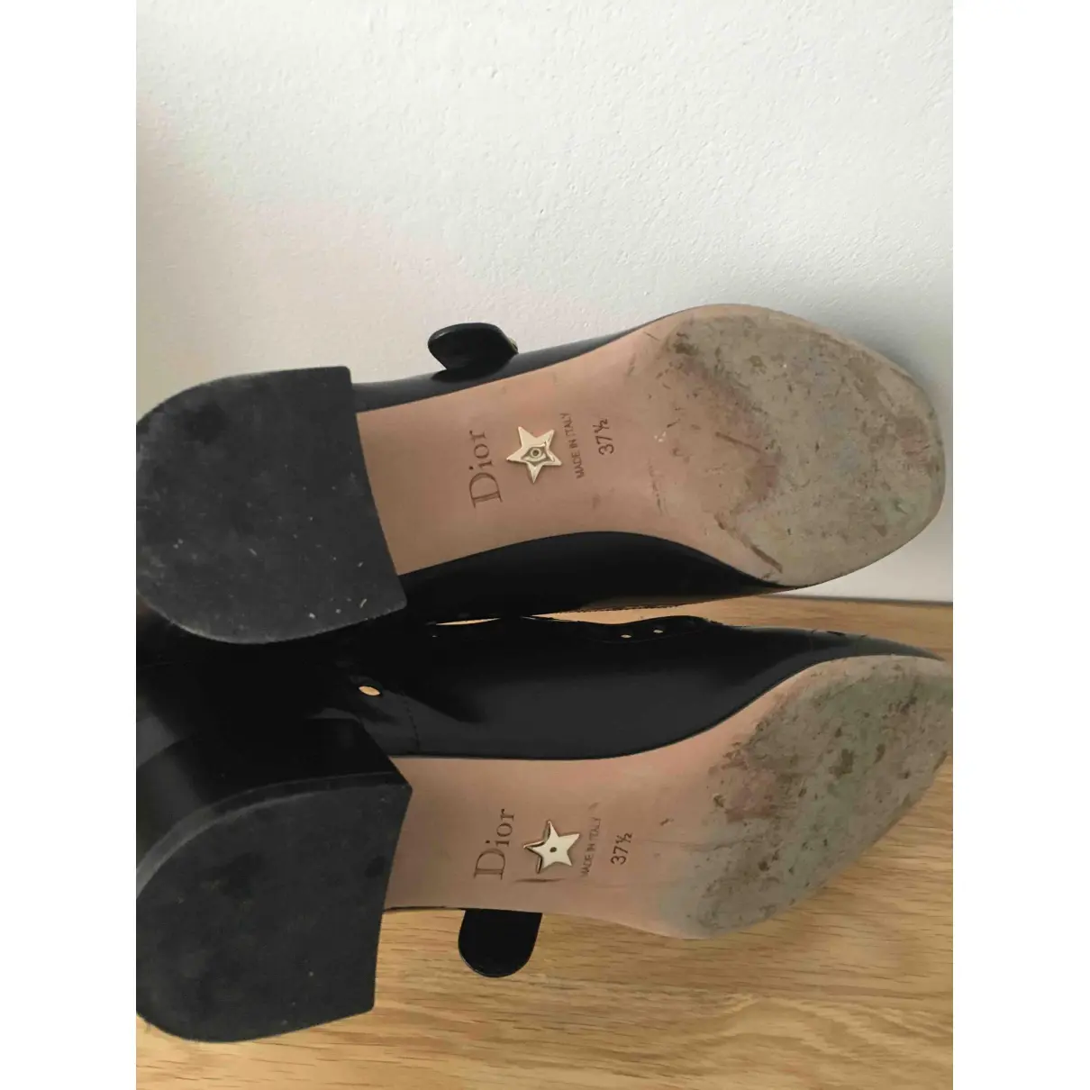 Baby-D leather ballet flats Dior