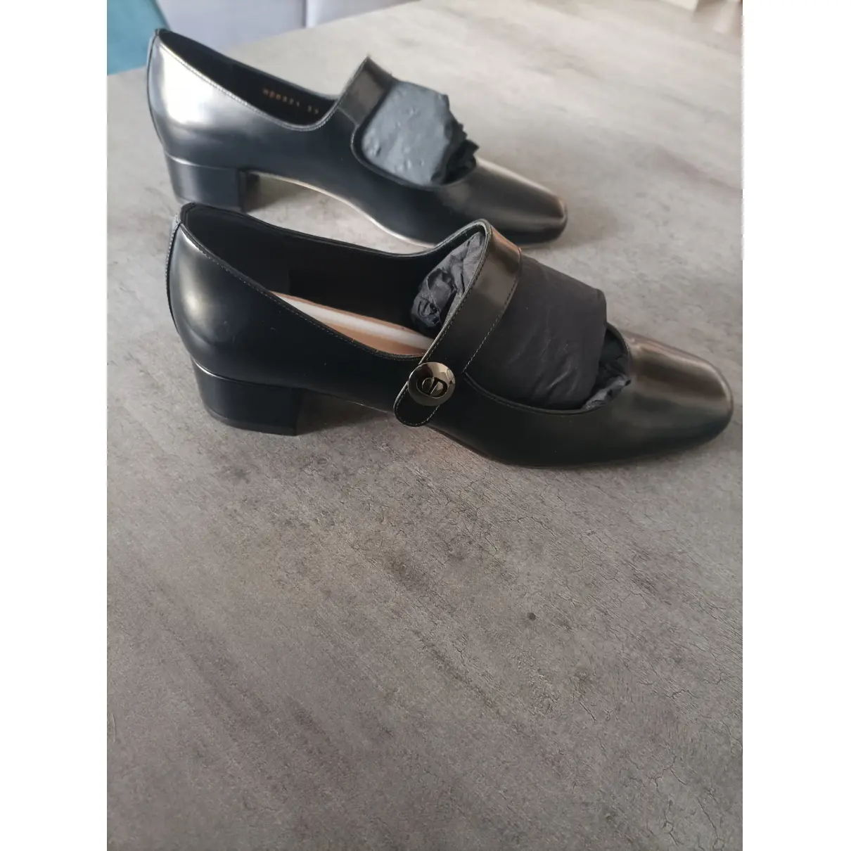 Baby-D leather heels Dior