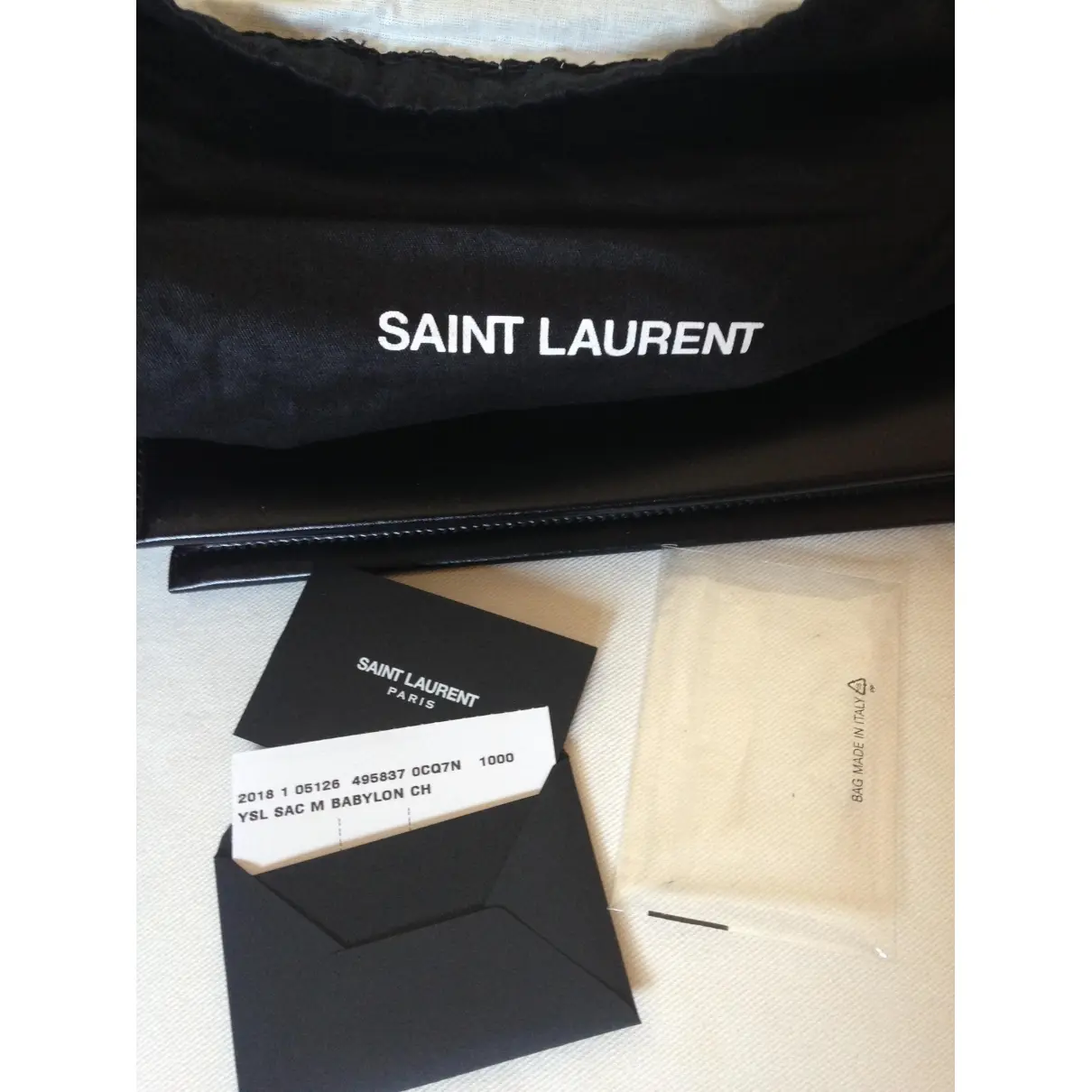 Babylone leather crossbody bag Saint Laurent