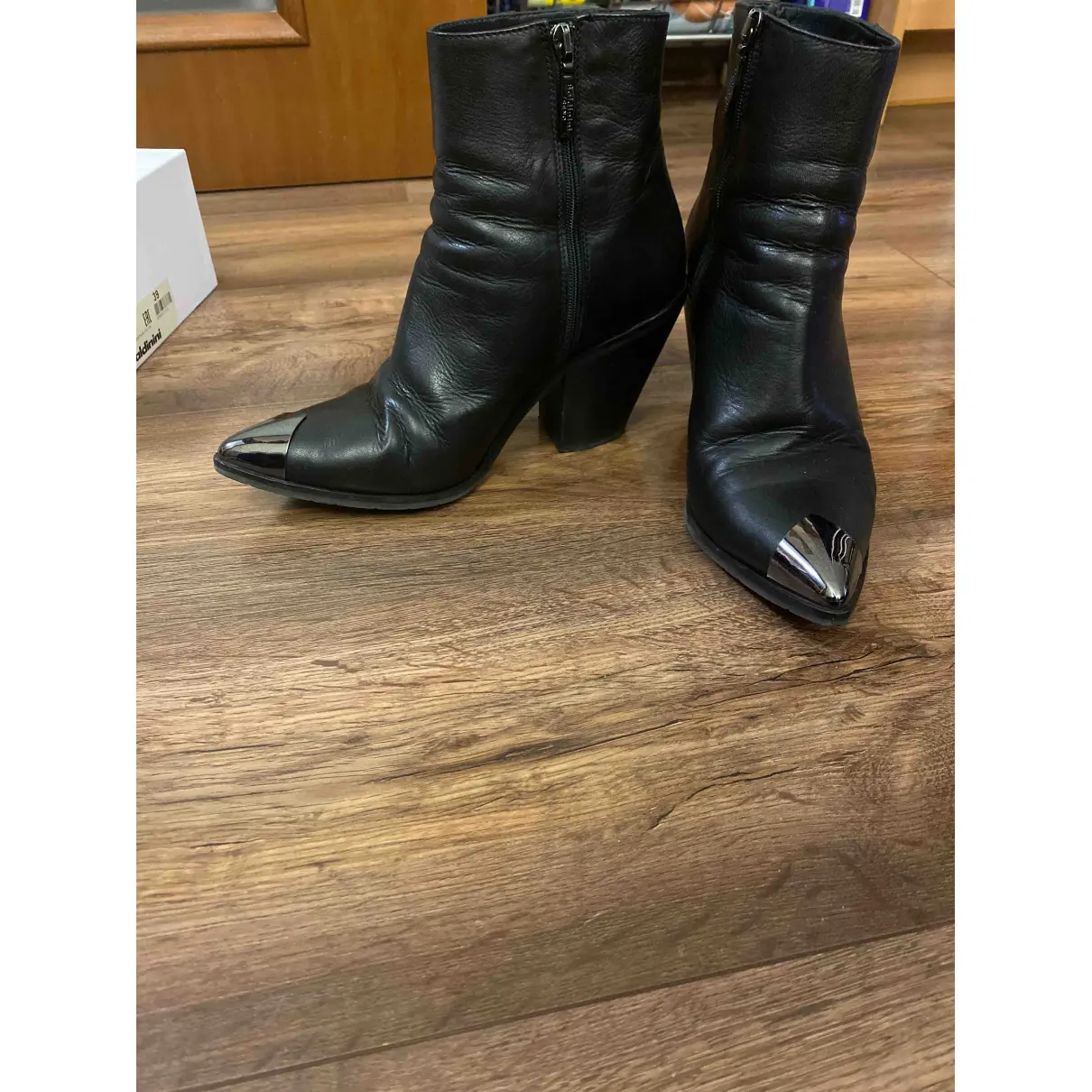 Buy Baldinini Leather ankle boots online