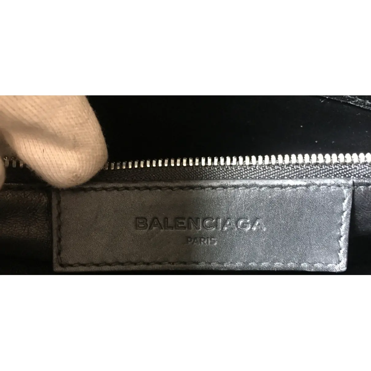 Leather backpack Balenciaga - Vintage