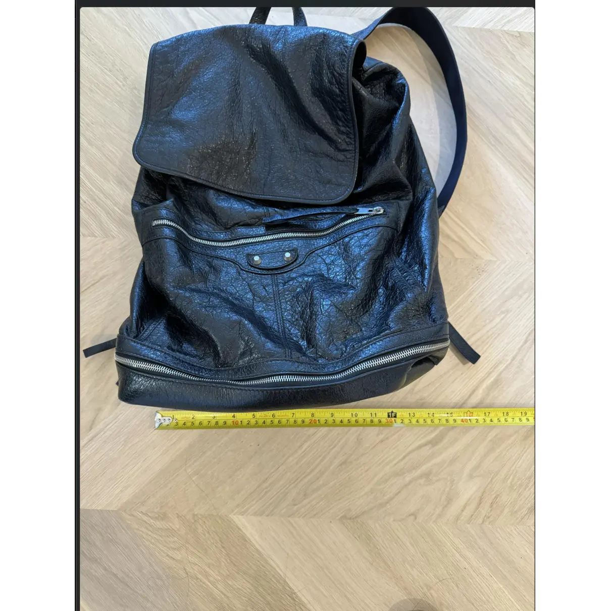Leather backpack Balenciaga