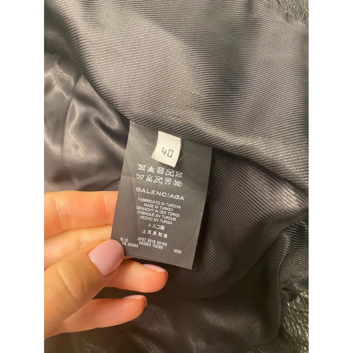 Luxury Balenciaga Leather jackets Women