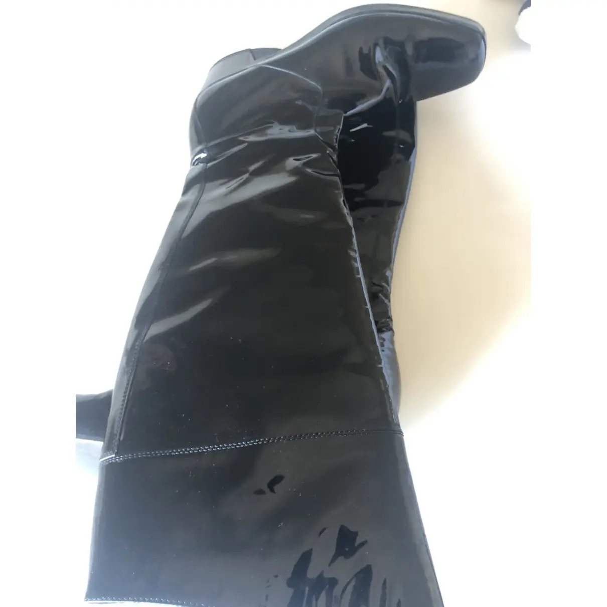 Leather riding boots Balenciaga