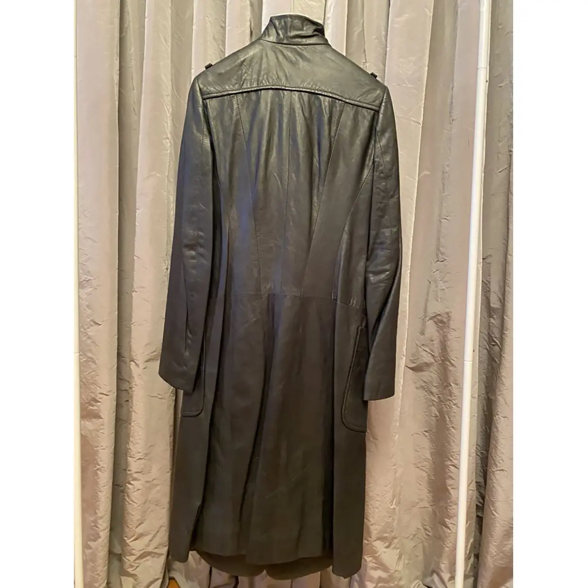 Buy Balenciaga Leather coat online