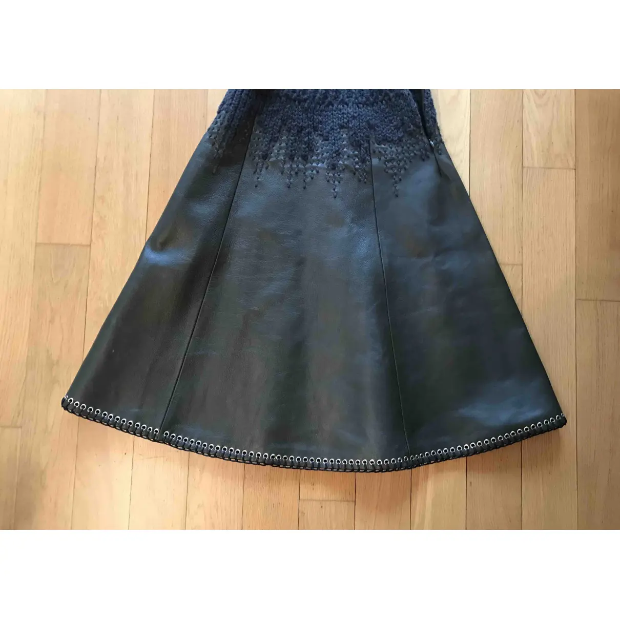 Leather dress Balenciaga