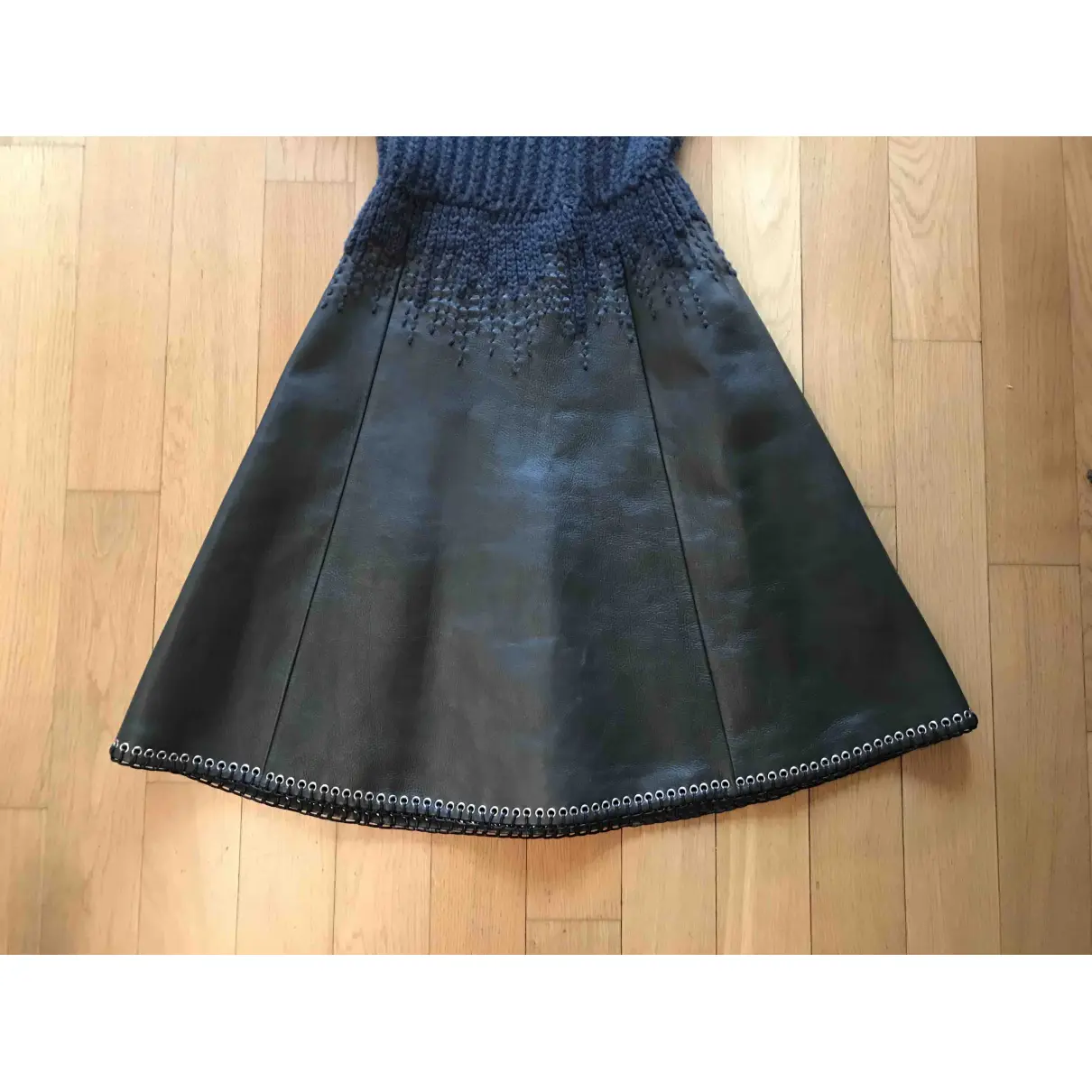 Leather dress Balenciaga