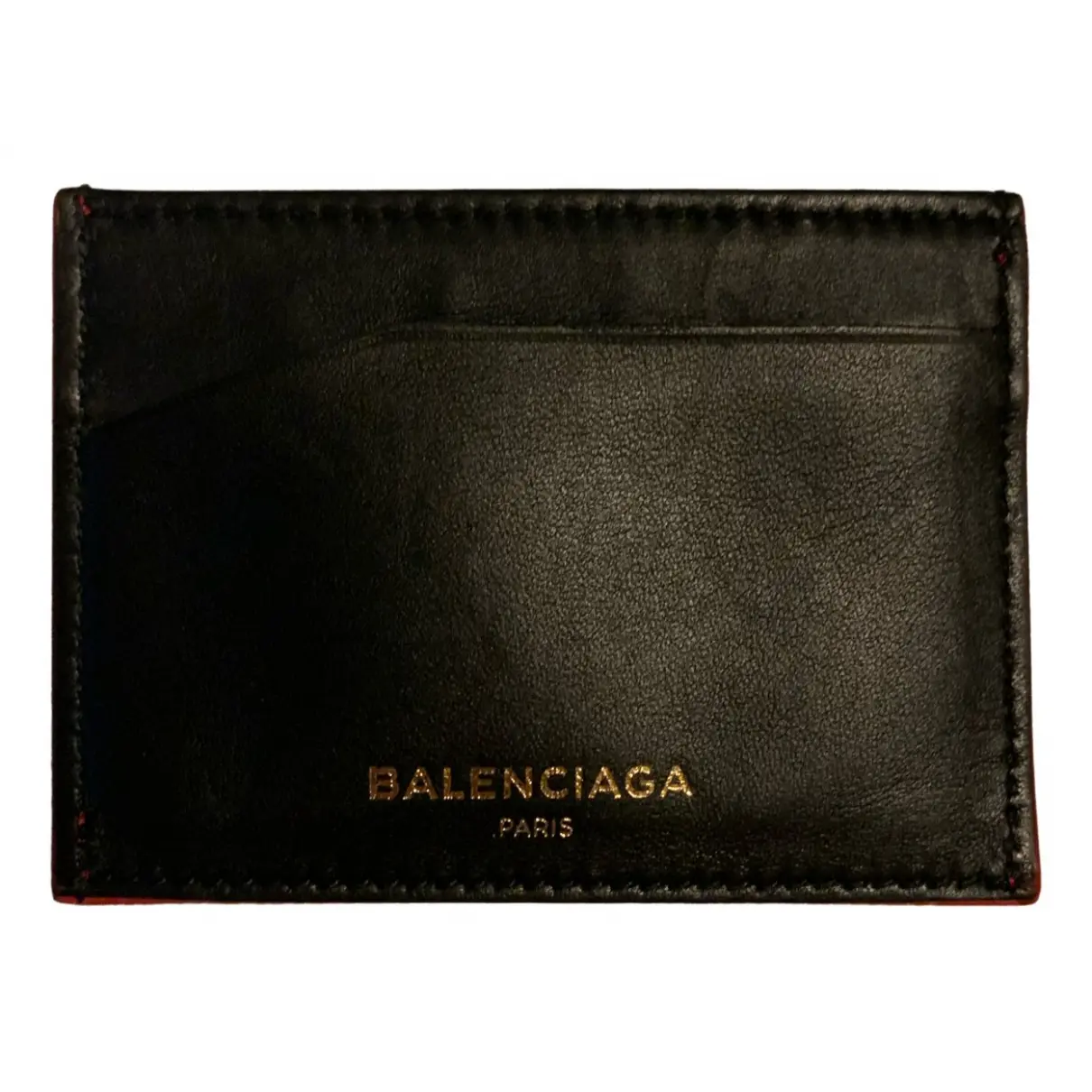 Leather card wallet Balenciaga