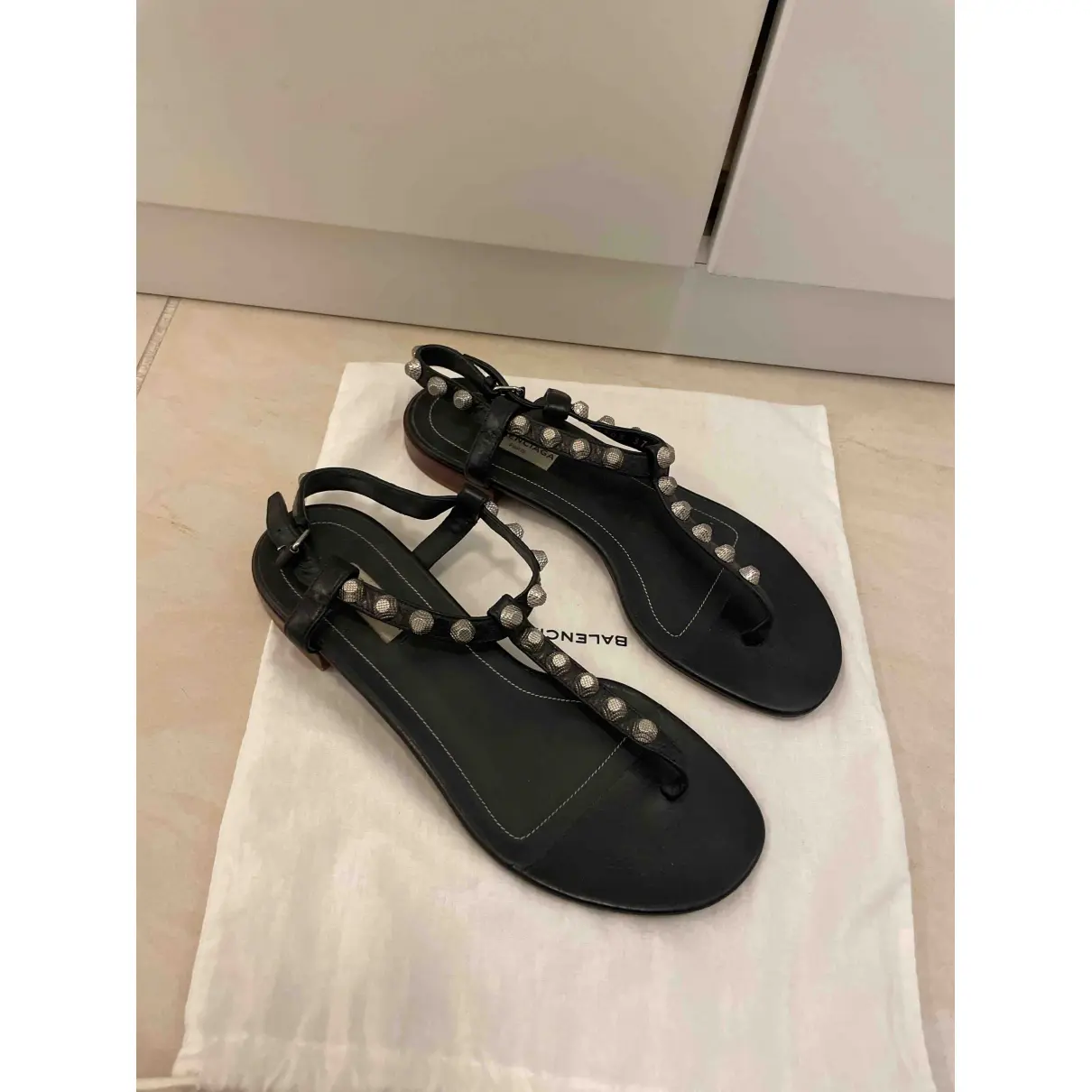 Buy Balenciaga Leather sandal online
