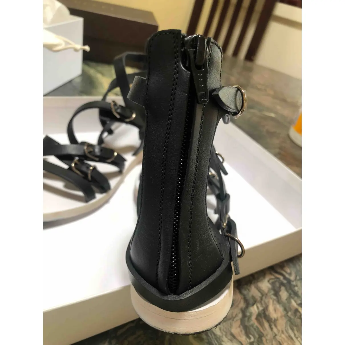 Leather sandal Balenciaga