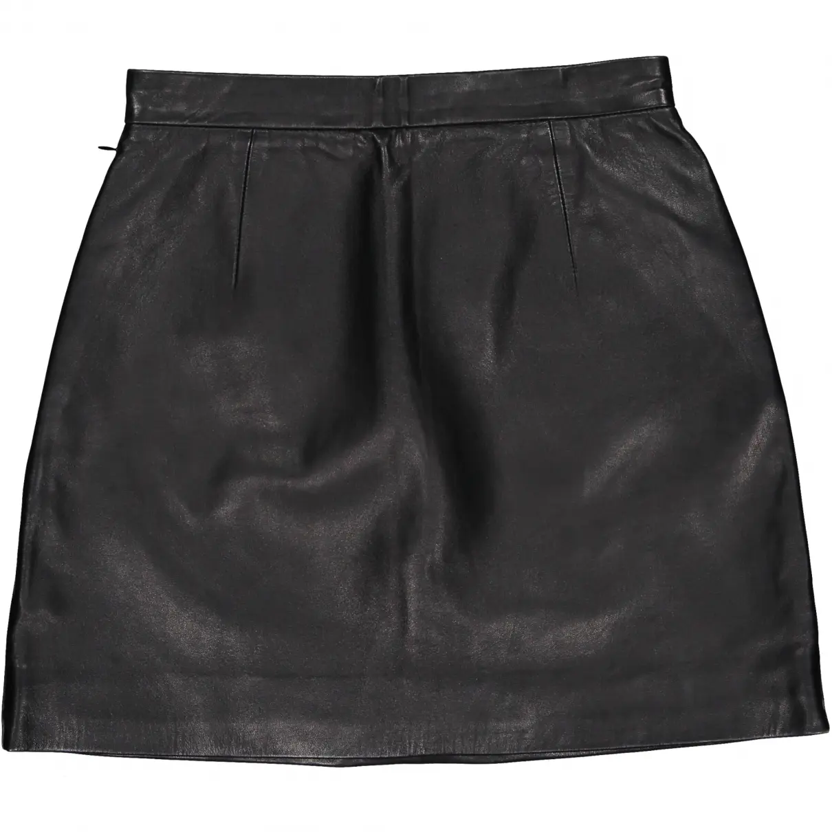 Buy Balenciaga Leather mini skirt online