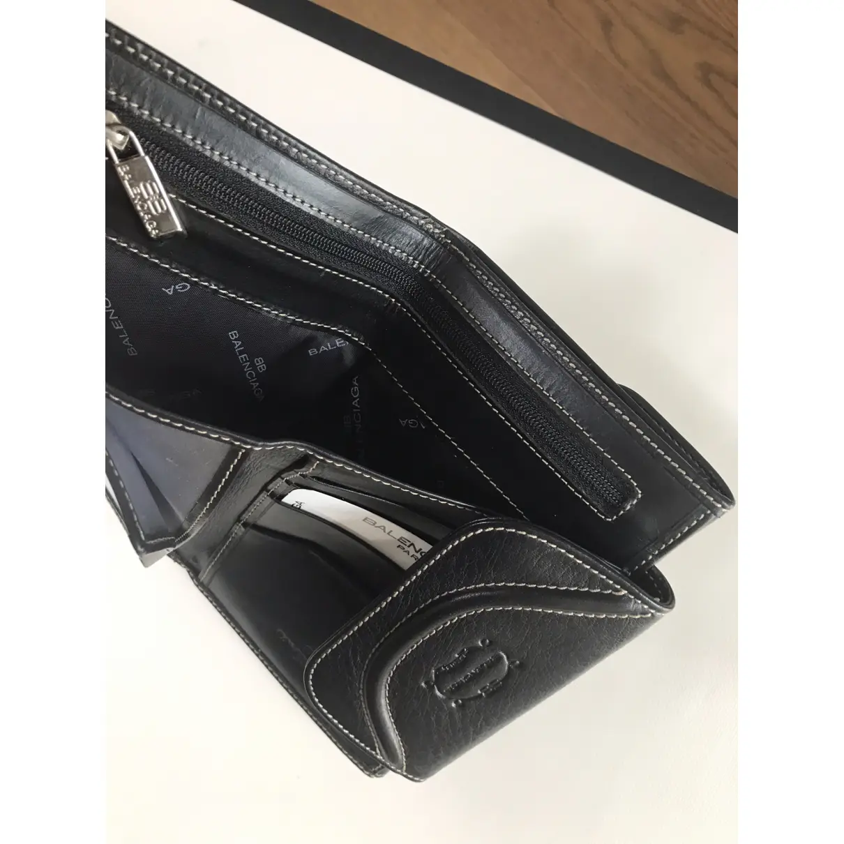 Leather wallet Balenciaga