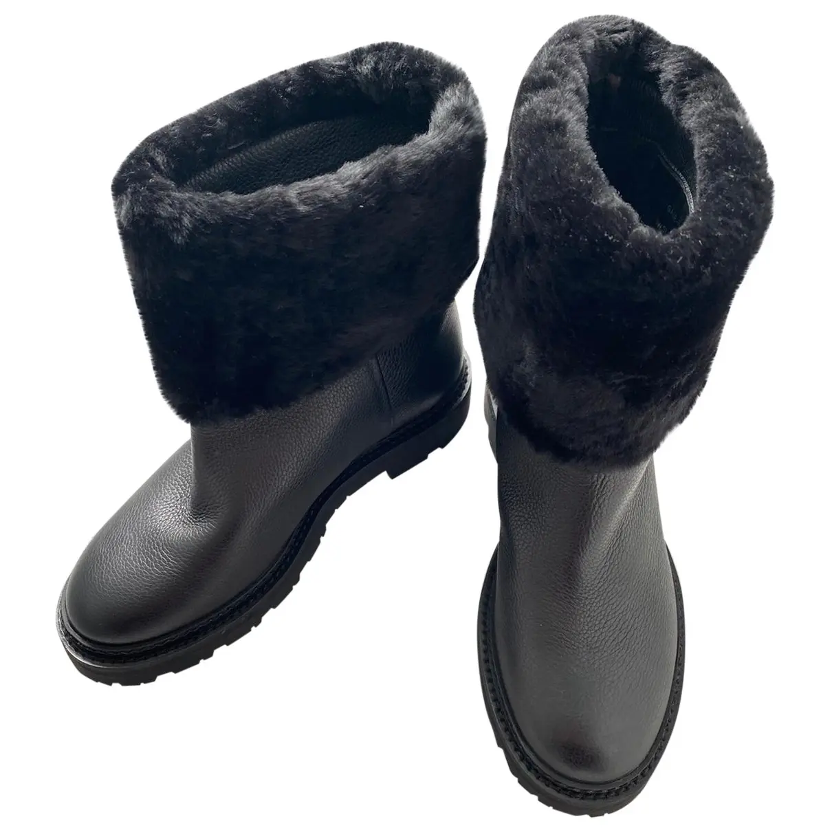 Leather snow boots Bally