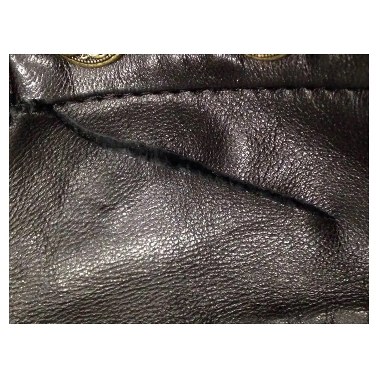 Buy Balmain Leather mini dress online