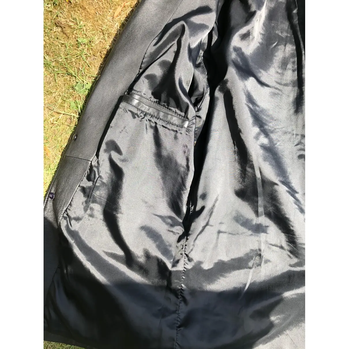 Leather jacket Balmain - Vintage
