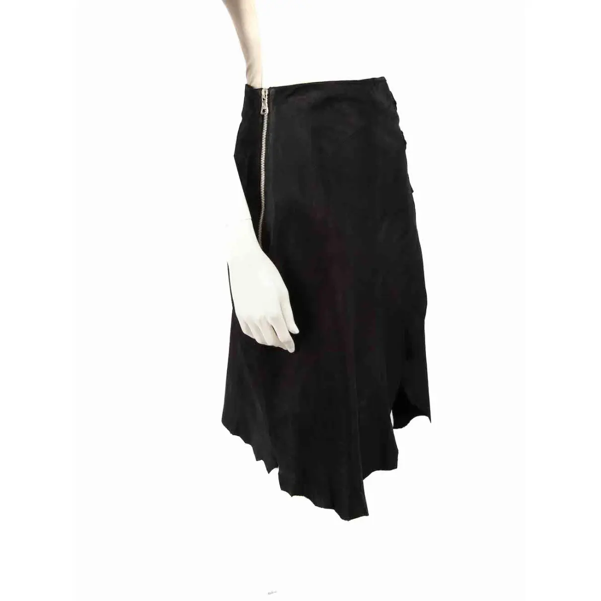 Buy Balmain Leather skirt online