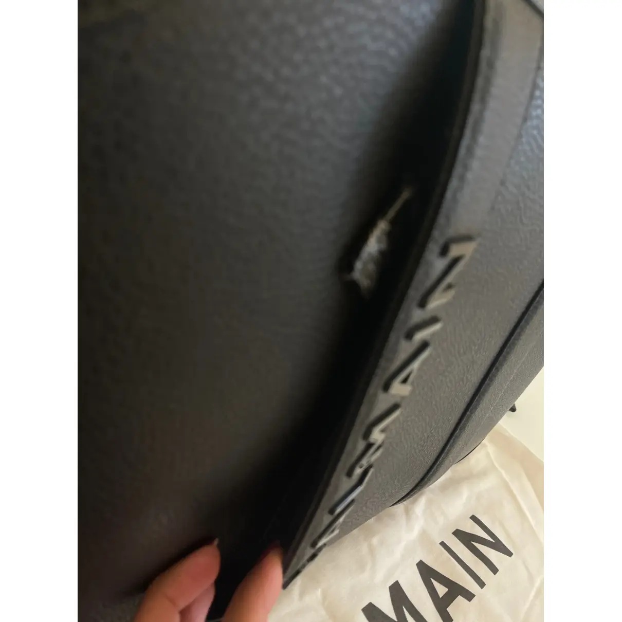 Buy Balmain Leather travel bag online