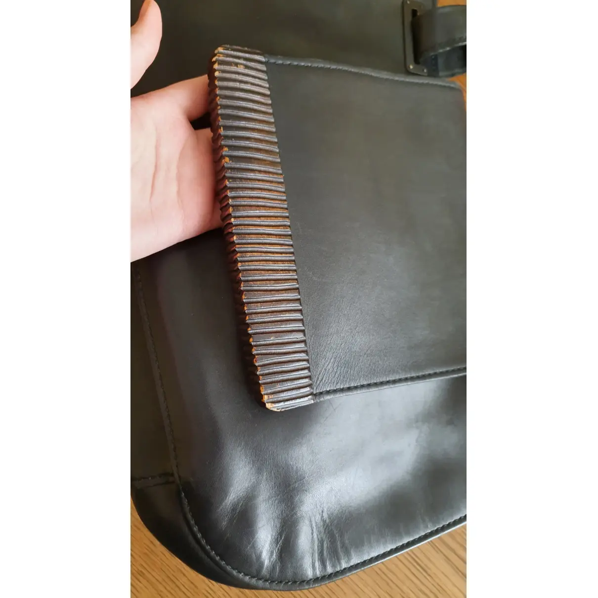 Bamboo leather handbag Gucci