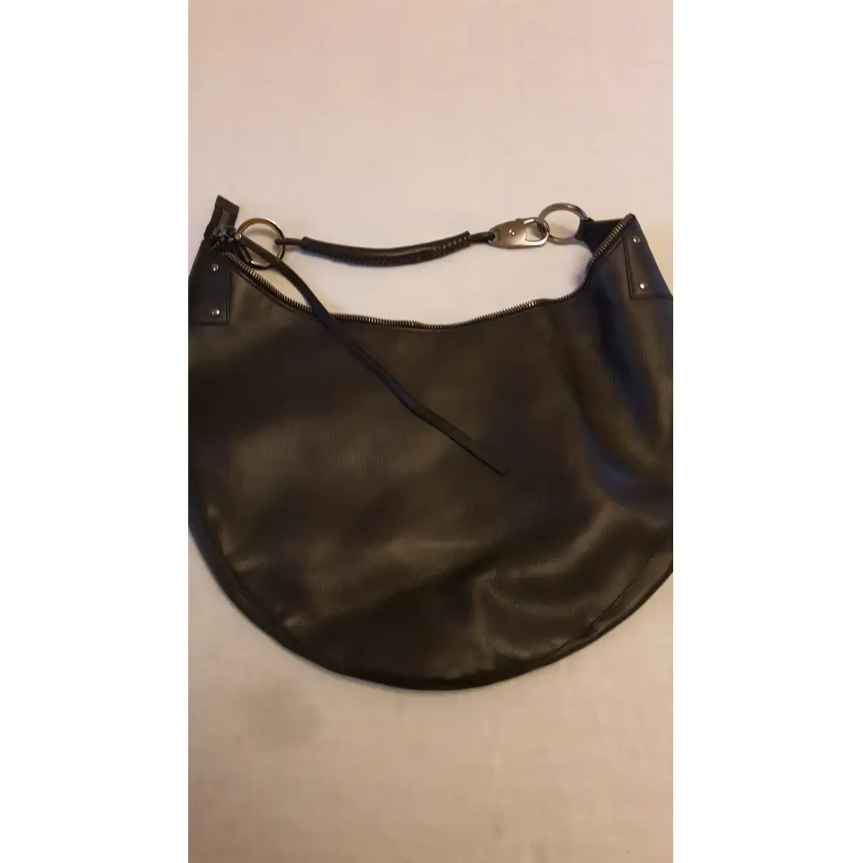 Bamboo Ring leather handbag Gucci - Vintage