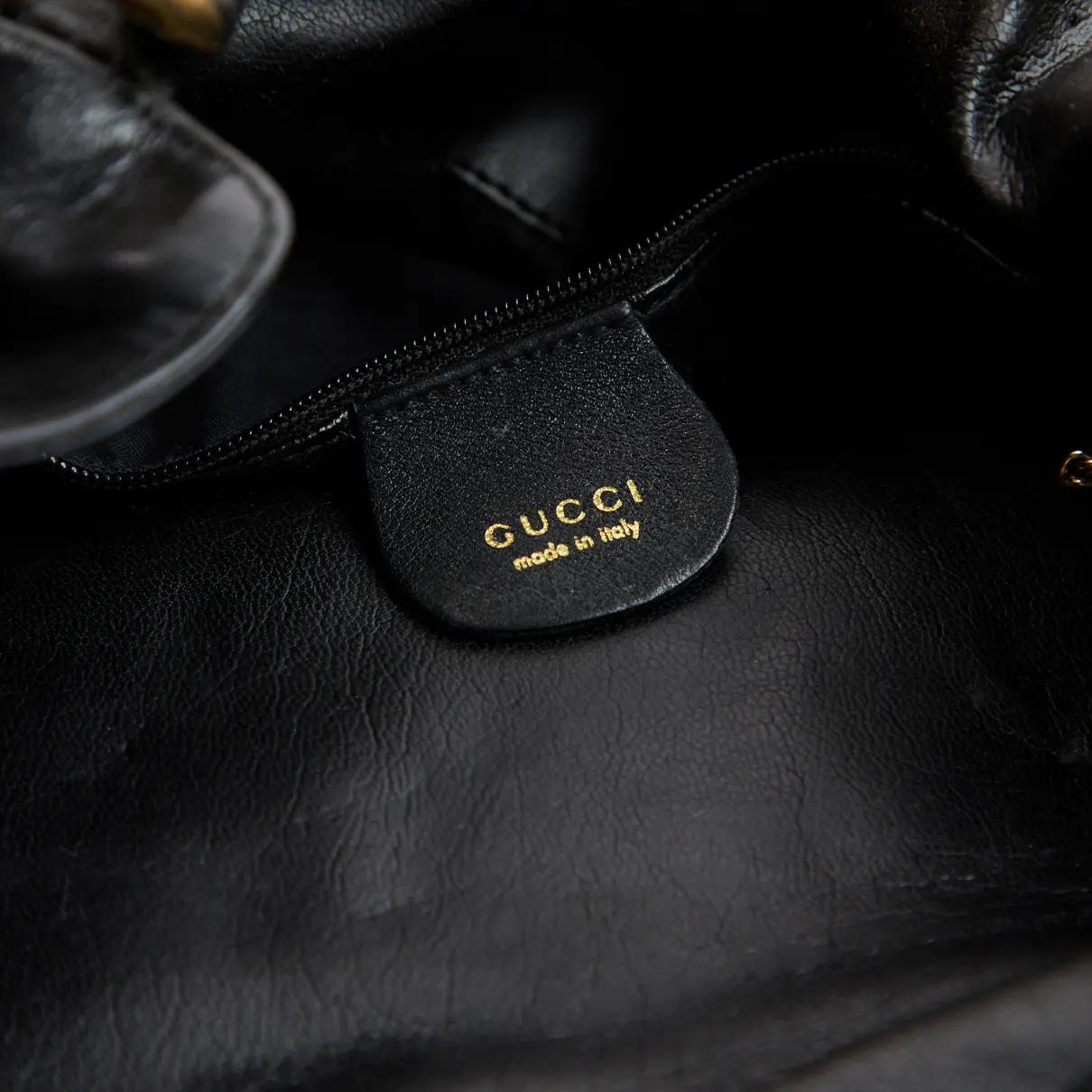 Bamboo Top Handle leather handbag Gucci