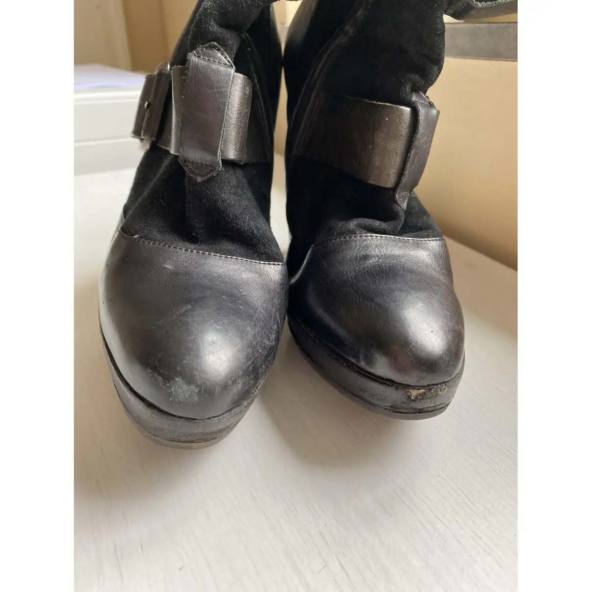 Leather boots Barbara Bui