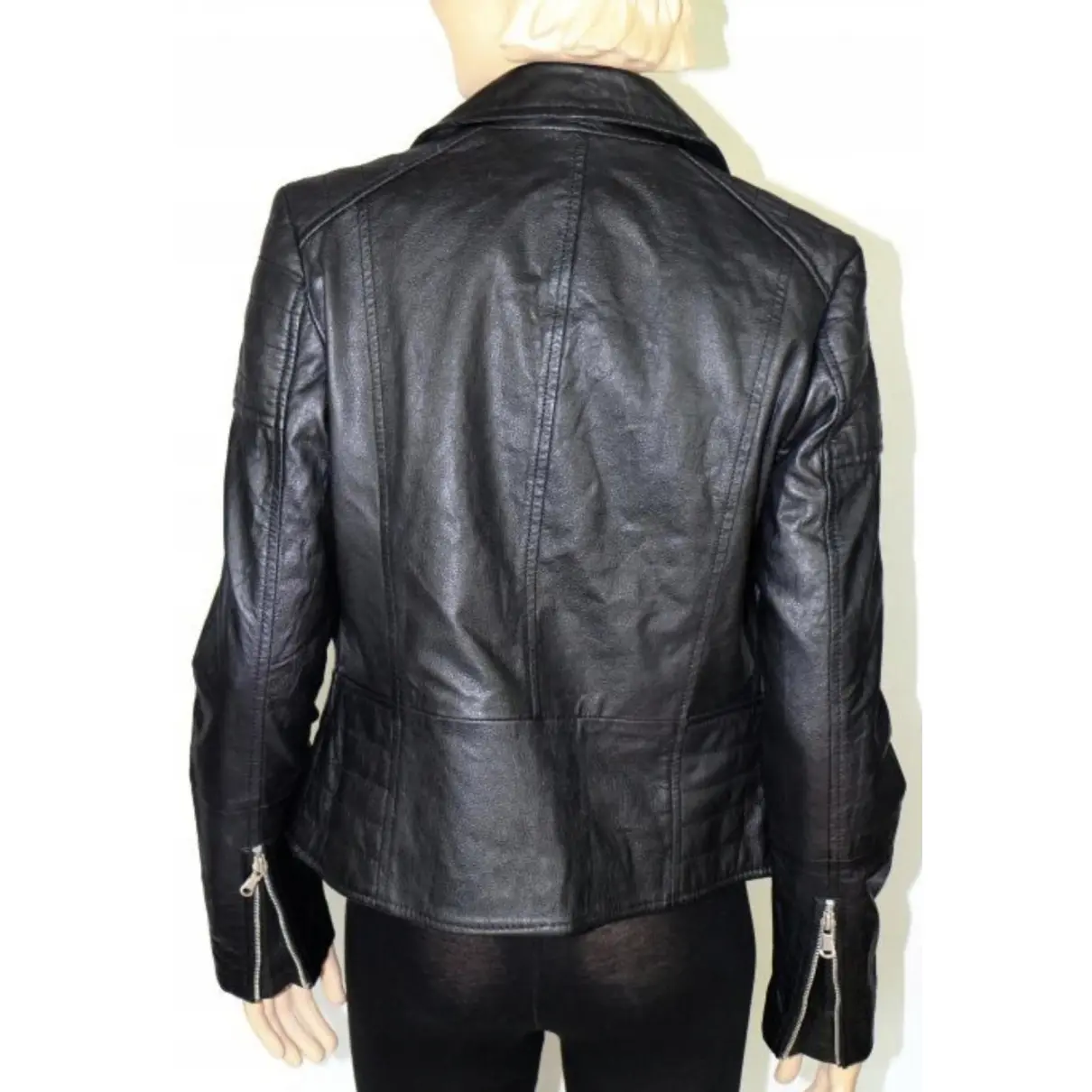 Buy Barneys Leather biker jacket online