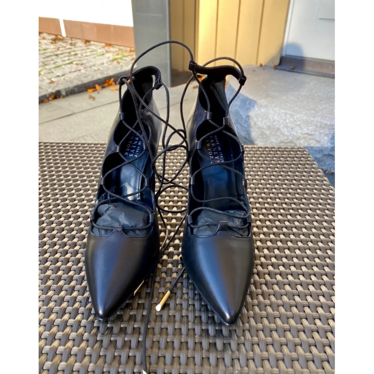 Buy Barneys New York Leather heels online